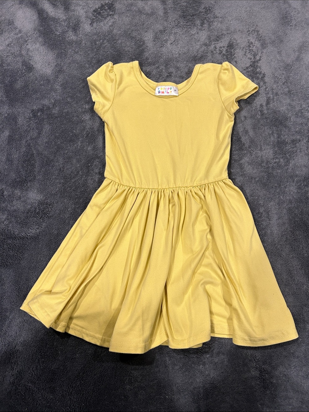 Dot Dot Smile Yellow Twirl Dress